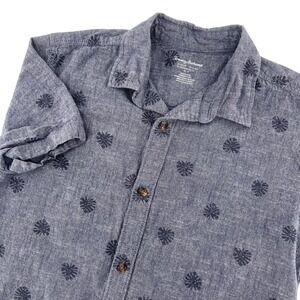 Tommy Bahama Button Up Shirt Tropical Print Short Sleeve Kids‎ Size XXL